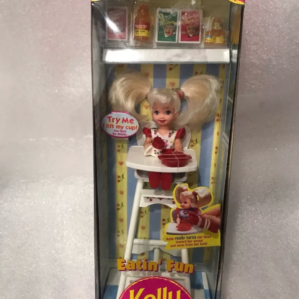 Eatin' Fun Doll with High Chair - Blonde Hair